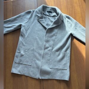 J Crew Heather Gray Knit Cardigan